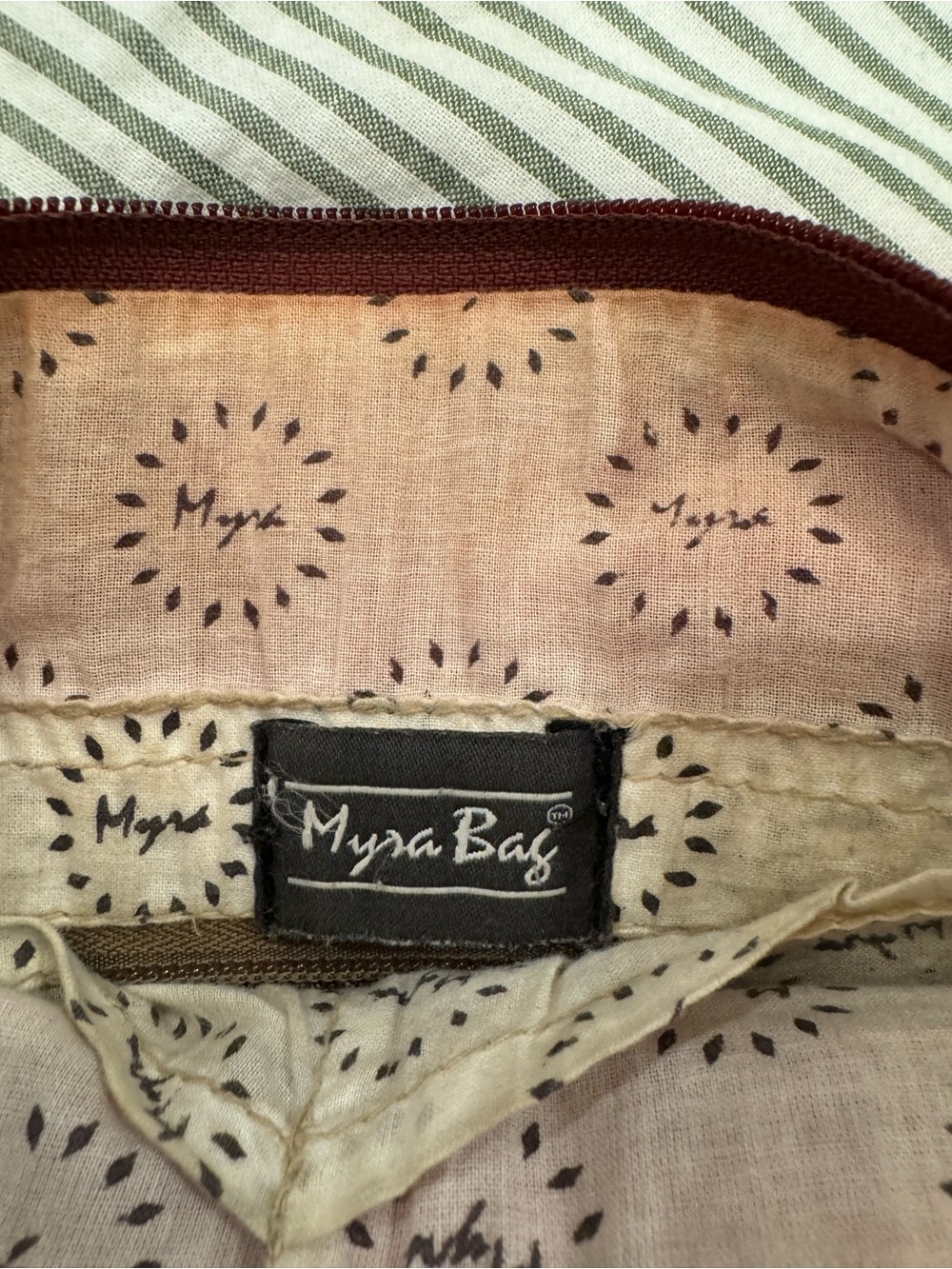 Myra Bag Pink Tooled Leather Cowhide Crossbody Rainbow Speckled - Picture 5 of 8